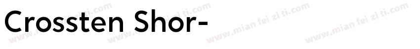 Crossten Shor字体转换